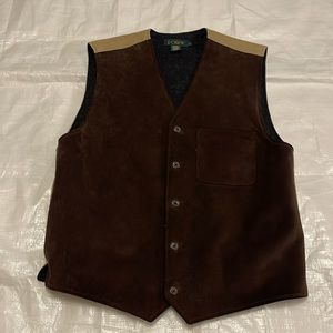 Jcrew Suede Vest size M